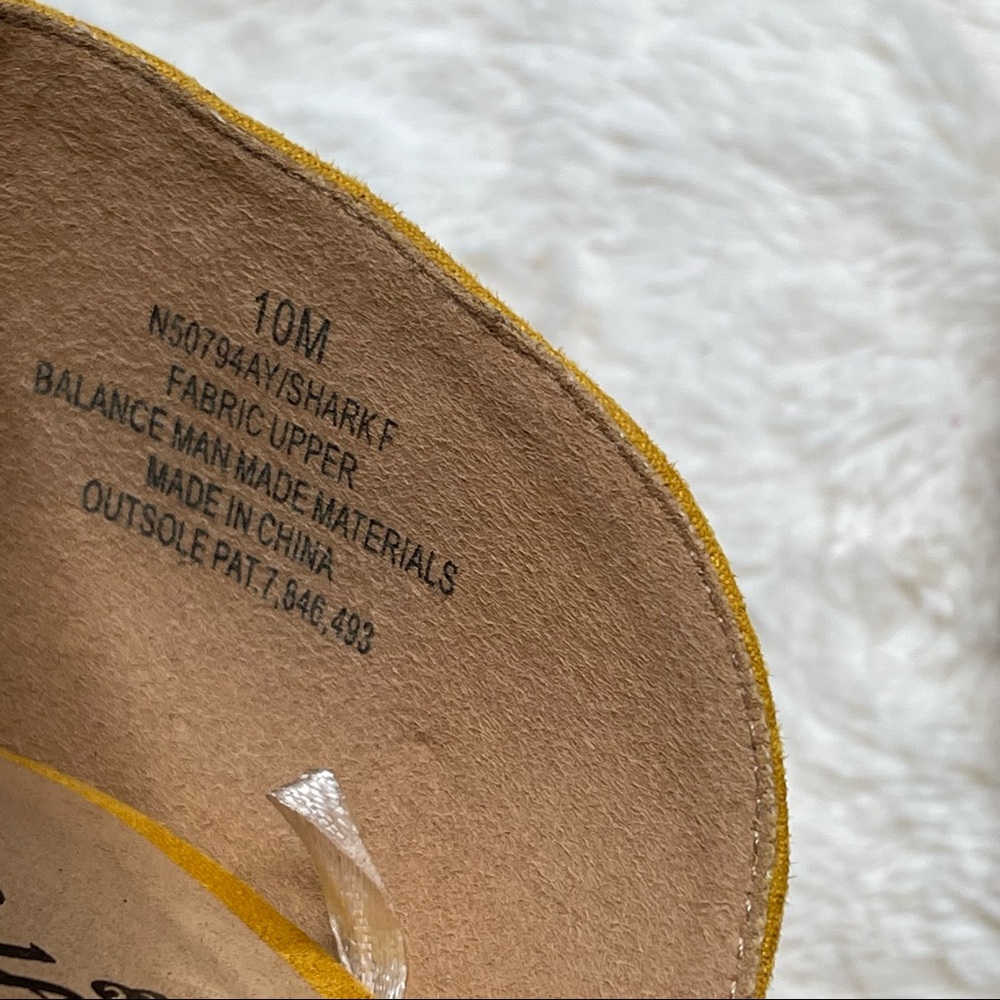 Self esteem Mustard Yellow Pointy Toe Flats Size 10 - Picture 4 of 7